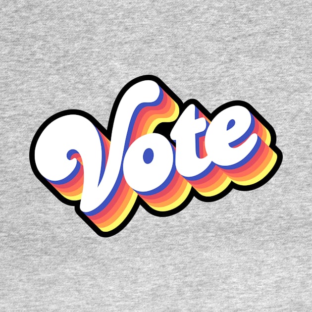 Retro Vintage Vote by Jennifer